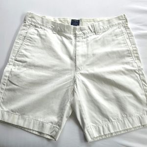 J.crew white shorts 9in men size 33